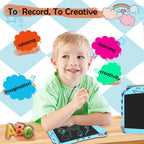 LCD Writing Tablet Dinosaur Toys for Boys Kids, Colorful Toddler Blue Toys Drawing Board, Educational Children Toy, Doodle Pad for 3 4 5 6 7 8 Year Old Boy Kid Birthday Party Christmas Gifts,8.5inch