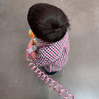 Accmor Anti Lost Wrist Link with Induction Lock, Upgraded Toddler Leash, Reflective Kids Wrist Leash for Baby, Child Walking Wristband Leashes with Magnetic Unlock Design for Girls, Rose (6.5ft)