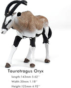 FUNSHOWCASE African Jungle Animals Taurotragus Oryx Male Toy Figure Realistic Plastic Figurine Height 5.1-inch
