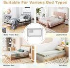 HONEY JOY Bed Rail for Toddlers, 47-Inch Extra Long, Portable Safety Bed Guard Rail w/Side Pocket, Toddler Bed Rails for Crib, King Queen Full Twin Size Bed Mattress (Gray)