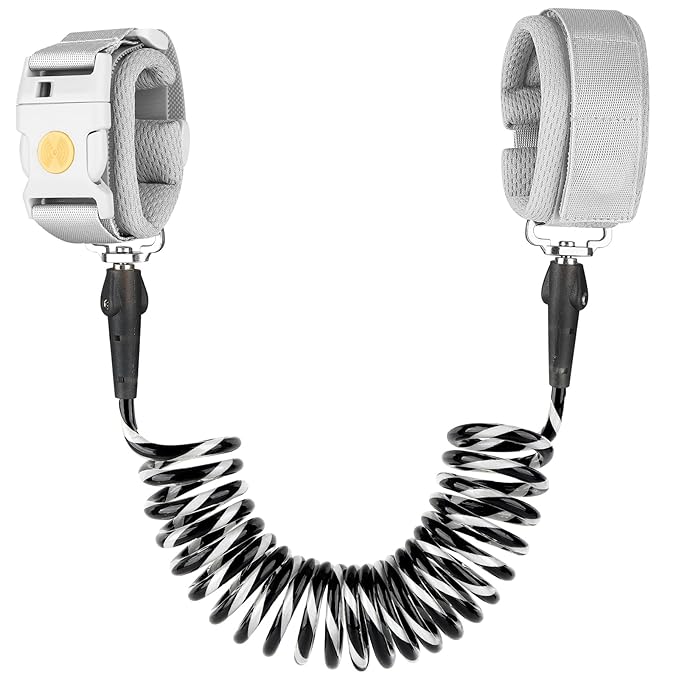 Accmor Anti Lost Wrist Link with Induction Lock, 2 Packs Upgraded Toddler Leash, Reflective Kids Wrist Leash for Baby Boys Girls, Child Walking Wristband Leash with Magnetic Unlock Design for Outdoor