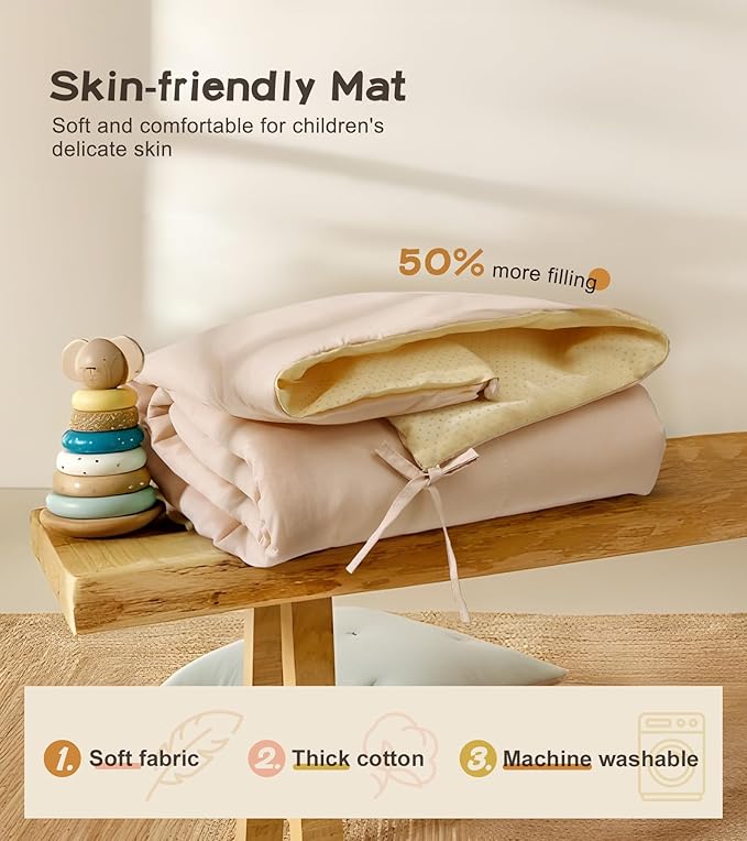 Play Tent with Mat, Star Light Large Kids Playhouse with Windows Easy to Wash, Indoor and Outdoor Play Tents for Kids, Little Dove Toys for Girls, Boys, 47x40x52 (Green Playhouse, Large Size)