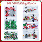 Christmas Tree Building Block Set, 515 Pieces, Rotating Base with Ornaments and Star, Holiday Building Toy, Stocking Stuffers for Kids, Gifts for Boys & Girls