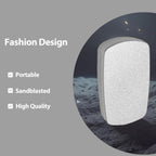 Fidget Slider EDC Gadgets Toy Oval Metal Magnetic Haptic Fidget Toys for Adults Anxiety/ADHD/Stress Relief, Gift for Boyfriend, Husband and Father (Silver)