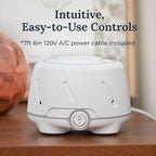 Yogasleep Dohm (White/Gray) The Original White Noise Machine, Relaxing Natural Sound from a Real Fan, Sleep Aid & Noise Cancelling for Adults & Baby, Office Privacy & Meditation, Baby Registry