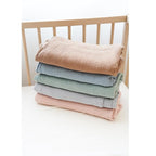 Konssy Muslin Nursing Cover for Breastfeeding, 360° Full Privacy Breathable 100% Cotton Breastfeeding Cover, Multi-use Carseat Canopy(Brown)