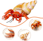 Hermit Crab Plush Toy,Crab Stuffed Animal,Simulated Plush Toy,Soft Stuffed Toy for Adults Birthday for Boys and Girls-10 Inch