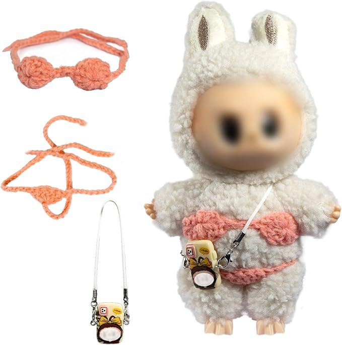 Doll Clothes for Labubu Clothes/for Labubu Outfits,Clothes for Lububu Doll,for Lububu Clothing,for LABUBU Accessories,Boys and Girls Stylish Adorable Labubu Bikini Set