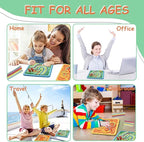 Sensory Activity Board for Kids & Adults:Double-Sided Stress Relif Sensory Board Toys with 40 Strings & Storage Bag | Quiet Fidget Board for ADHD & Autism Boys Girls Ages 3 4 5 6 7 8 9 10（2PCS