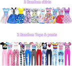 Doll Clothes and Accessories for 11.5 Inch Doll Dress Up Set with 1 Wedding Gown Dress 2 Fashion Dresses 4 Mini Dresses 2 Tops and Pants Outfits Swimsuits 10 Shoes 10 Bags Toys Gift for Girls