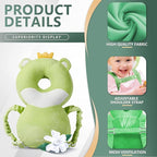 Baby Walker Head Protector Backpack Wear,Toddler Adjustable Baby Head Protection Backpack for Safety Baby Learning Walking Crawling (Dinosaurs)