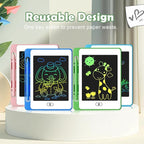 8 Pack LCD Writing Tablet for Kids, 6.5 Inch Colorful Doodle Board Drawing Tablet, Erasable Reusable Electronic Drawing Pads, Educational Learning Toys Birthday Gifts for Girls Boys Age 3 4 5 6 7 8