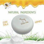 MADE IN USA Baby Soap Bar with Goat Milk and Honey - Naturally Cold Processed from Organic Ingredients - Delicate for Newborn Skin, Gift for babys, Kids, Toddlers and Adults - Handmade in USA