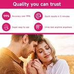 Ovulation and Pregnancy Test Strips, Amazewell Easy at Home Ovulation Strips for Women, Accurate Early Detection, 40 Ovulation Test Strips with 10 hCG Pregnancy Strips