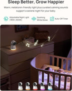 Dr.Care LumiView Smart WiFi Baby Monitor - 5" 1080P FHD & 2K Camera App Control, Privacy Mode, 5000mAh Removable Battery,Cry & Motion Alerts, HD Night Vision, RGB Night Light, Multi-User, 1279ft Range