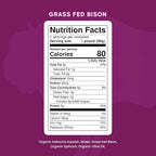 Serenity Kids 6+ Months Baby Food Pouches - Ethically Sourced Grass-Fed Bison & Organic Kabocha Squash & Spinach Puree - BPA-Free Baby Puree Pouches - 3.5 Oz, 6 Pack