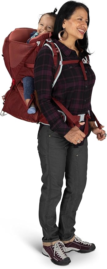 Osprey Poco LT Lightweight Child Carrier Backpack - Compact, Travel-Ready Kid Carrier with Sunshade and Adjustable Fit - Lightweight, Comfortable Hiking Carrier for Toddlers