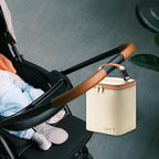 Breastmilk Cooler Bag with Ice Pack Fits 4 Baby Bottles Up to 9 Ounce, Baby Bottle Bag Great for Nursing Mom Daycare