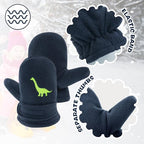 BAVST Baby Toddler Winter Mittens Girls Warm Fleece Lined Gloves Kids Sherpa Lined Mittens for Boys