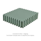 Toddlekind Solid Color Foam Play Mat 4x4 Baby Playmat. Stylish, Non-Toxic, Odorless, Plain Design Puzzle Play Mat 0m+ Sage Moss (Green)