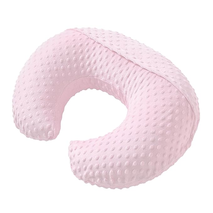 Nursing Pillow and Positioner for Breastfeeding, Ultra Soft Baby Breastfeeding Pillows for More Support for Mom and Baby, with Premium Removable Cover (Blushing Bride)