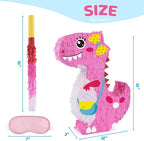 Dinosaur Pinata - Dinosaur Birthday Party Supplies for Girls Kids Dino Themed Party Pinata Bundle Set Perfect Party Game Activity Decoration