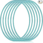 Shappy 6 Pcs Exercise Hoop Detachable Adjustable Plastic Toy Playground Toys Colored Hoop Circles for Teens Games Gymnastics Dog Agility Equipment Party Decor
