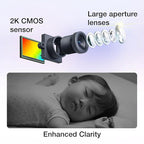VTech Smart WiFi Baby Monitor, 2K CMOS Sensor Camera, 5.5-inch HD IPS Screen, Clear Infrared Night Vision, Pan-Tilt, 24x Zoom, 2-Way Talk, Multi-Color Night Light, Soothing, Free App: Smart HD Plus
