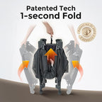 Pamo Babe Pack and Play 1-Second Setup 4-in-1 Portable Crib for Baby with Bassinet, Mosquito Net, Changing Table & Toy Arch