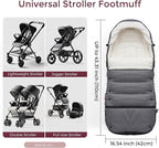 Momcozy Stroller Footmuff | Universal, Weather-Proof, Warm Stroller Bunting Bag | Extendable Winter Cover | Adjustable Buckle