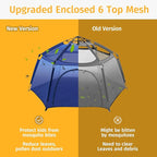 Alvantor Baby Playpen Play Yard 84"x84"x44”Large Kids Tents Pop Up Play Tent Indoor Outdoor Playhouse for Babies Toddlers Children Camping Playground Beach, 36-96 Months, Navy