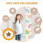 Personalized Name Height Chart for Kids, Rainbow Height Measurement for Wall, Child Height Measure Wall Chart Bedroom Nursery Wall Decoration, Playroom Essentials, Children's Day Gifts