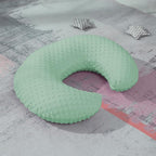 Nursing Pillow and Positioner for Breastfeeding, Ultra Soft Baby Breastfeeding Pillows for More Support for Mom and Baby, with Premium Removable Cover (Celadon)