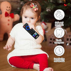 YAPROMO Baby Teething Toys,Reomte Teether Toys,Silicone Chew Toy for Babies 3+ Months, Remote Control Shape Teething Toy