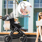 2Packs Baby Wipes Dispenser Portable Baby Wipe Holder Refillable Wet Wipes Container Reusable Travel Wipes Case, Keeps Wipes Fresh(Blue)