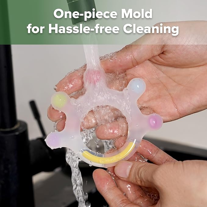 Haakaa Silicone Palm Teether, Baby Teething Toys, Food Grade Silicone Teethers for Babies 0-6 Months/6-12 Months, BPA Free Teething Relief Baby Chew Toys