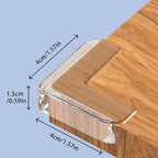 Baby Corner Protector Corner Protector Baby Furniture Corner Protection Transparent Cover Sharp Furniture and Table Top Edges with Adhesive 12 Pack(L-Shaped)