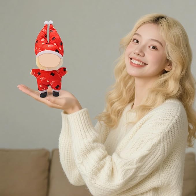 Doll Clothes for 17cm Dolls - Adorable 17cm/15cm Clothes Compatible with Accessories, 12 Pieces Fashion Dolls Outfits for Collecting, Keychains Pendants, Birthday Gift