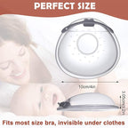 Lictin Breast Shell Breastmilk Collector for Breastfeeding-2 Pcs Silicone Breast Pad Nursing Cup Milk Saver for Nursing Moms Protect Sore Nipples Soft and Reusable with Box