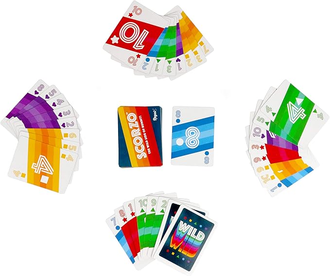 Regal Games - ScorZo - Rummy Card Game - Family Fun Friendly - 2-6 Players Ages 8+