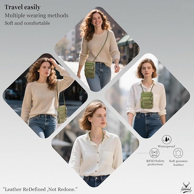 Neck Wallet - Rfid Wallet Women - passport holder for travel - Travel Wallet Passport Holder For Travel Women - 10.3x6.8inch (Sapphire Green)