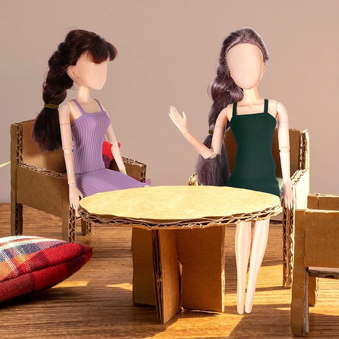 Bencailor 6 Pcs Doll Clothes for 11.8 Inch Doll Accessories Summer Tops Swimwear Robe T Shirt Dress Winter Coat Jacke Outfit Girl Birthday Gift