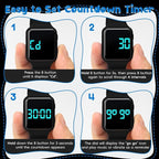 Potty Training Watch for Toddlers with Countdown, Magnetic Charging, Flashing Lights, Fun Music or Vibration Alerts - Waterproof Interactive Toilet Training Reminder for Boys & Girls Ages 2-9