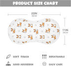 2 Pack Muslin Burp Cloths Cute Corgi Dogs White Cotton Baby Burp Cloths Extra Absorbent and Soft Thick Burping Cloth for Newborn Boys Girls 22x11 Inch