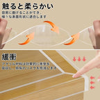 Clear Edge Protector,Safe Corner Protector, Anti-Sharp Edge Protector, for Furniture, Drawers, Tables, Cabinets1.57inX16.4FT