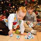 6Pack Magic Rainbow Puzzle Ball Fidget Toys, Matching Puzzle Balls Toy Stress Reliever 3D Speed Fisget Ball Brain Teasers Games for Kids Adults Christmas Stocking Stuffers Party Favor Birthday Gifts