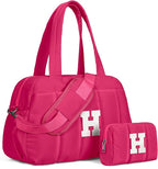 Dance Bag, Kid Weekender Bags，Teen Girl Gifts-Overnight Bag with Wet Pocket，Lightweight Travel Tote Personalized Cheer Bags with Makeup Pouch