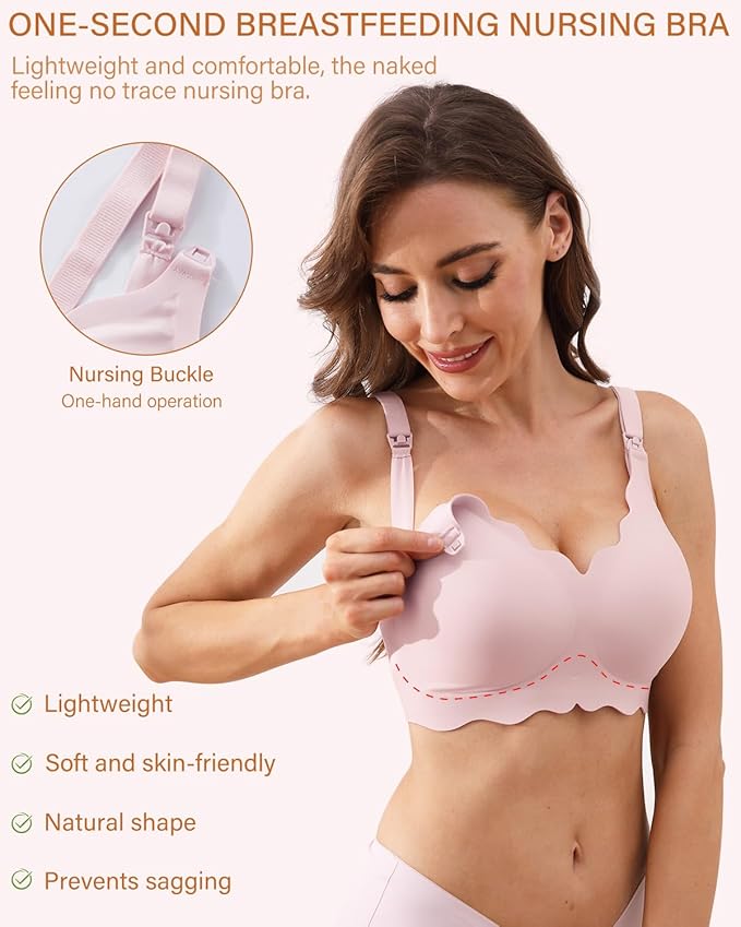 UHdod Nursing Bras for Breastfeeding, Maternity Bra for Pregnancy, Breastfeeding Bras for Women Maternity Bras for Women