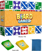 Family Matching Game for Kids & Adults, Block Puzzle Board Games for Boys & Girls Ages 4-8 8-12, 2 Player Card Puzzles for Children 3+ Year Olds