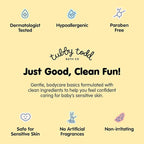 TUBBY TODD Baby Bundle Newborn Skin Care Set - Hypoallergenic Hair + Body Wash, All Over Ointment with Colloidal Oatmeal, Sweet Cheeks Diaper Paste - Fragrance-Free, Full Size